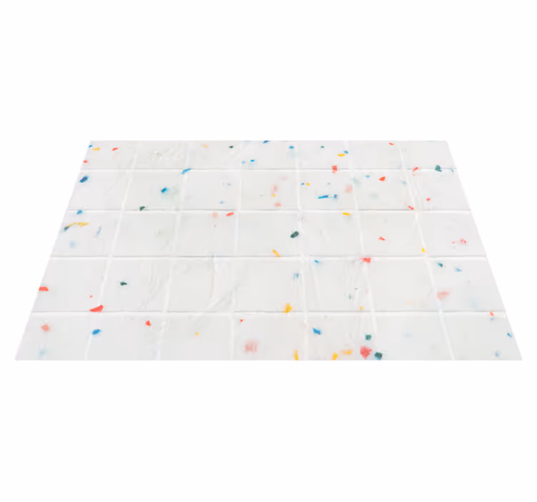 Terrazzo Tile Pattern tile vinyl rug - TenStickers