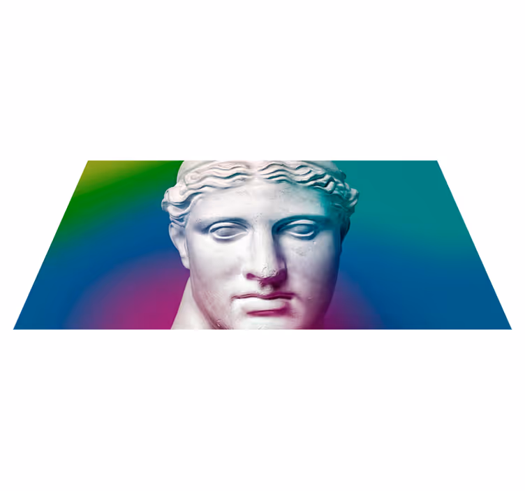 Greek artefacts vintage rug - TenStickers