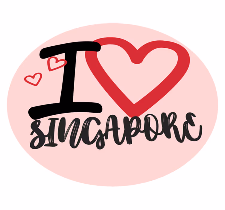 I love Singapore young style custom rug - TenStickers