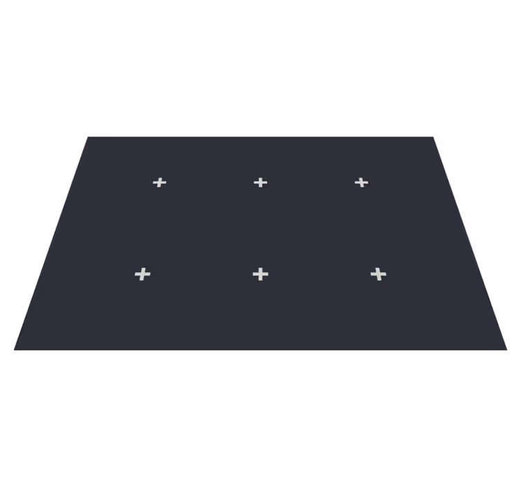 Dark Geometric Pattern minimal vinyl rug - TenStickers