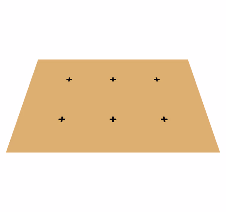 Simple beige design minimal vinyl rug - TenStickers