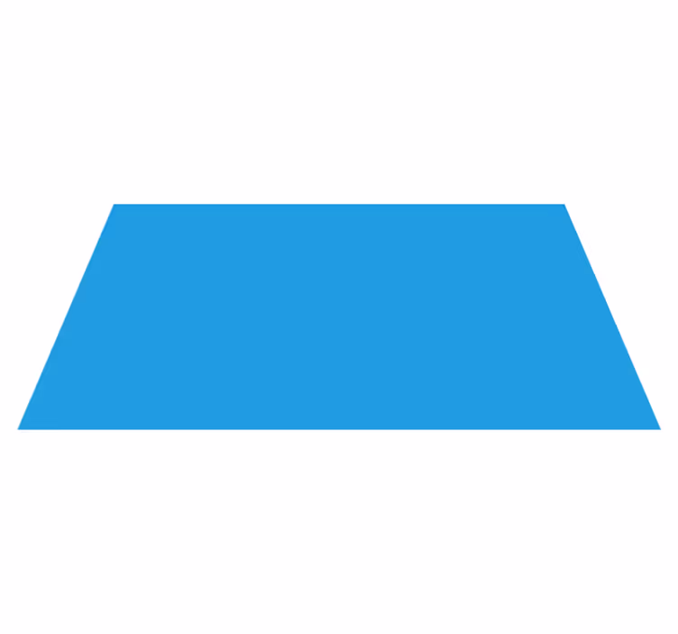 Monocolour motif blue vinyl rug - TenStickers