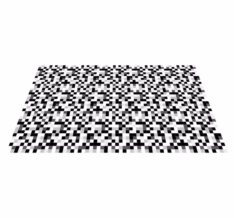 Pixelated Pattern teen vinyl rug - TenStickers