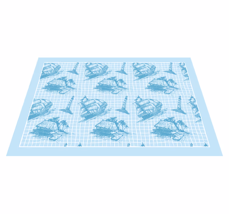 Westwind toile pattern design vintage rug - TenStickers