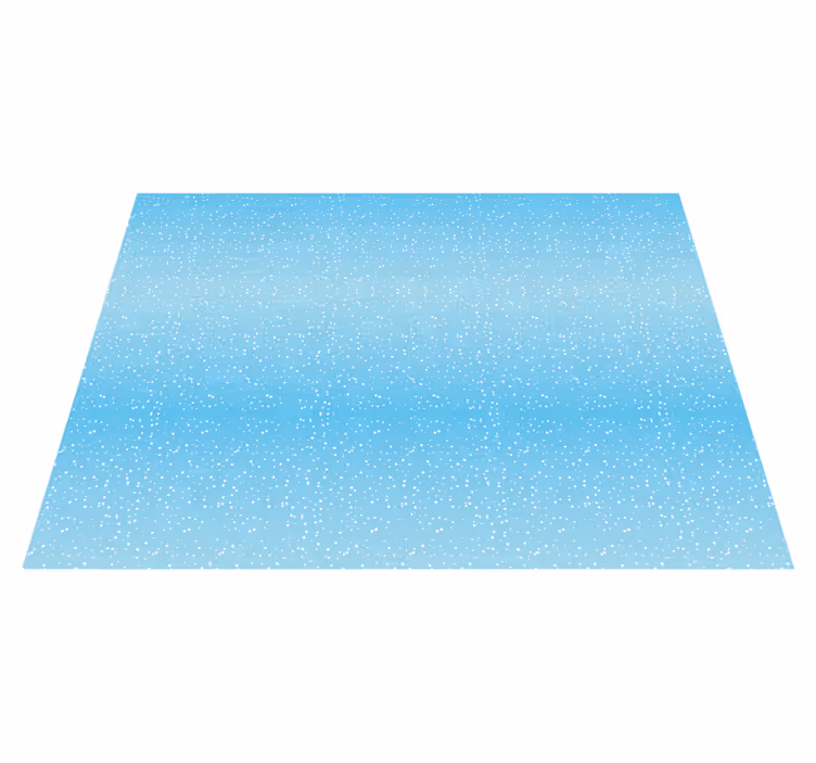 Blue shimmer veil blue vinyl rug - TenStickers