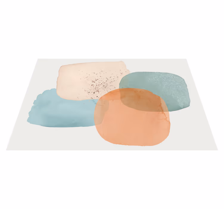 Earth colors minimalist design  flooring - TenStickers