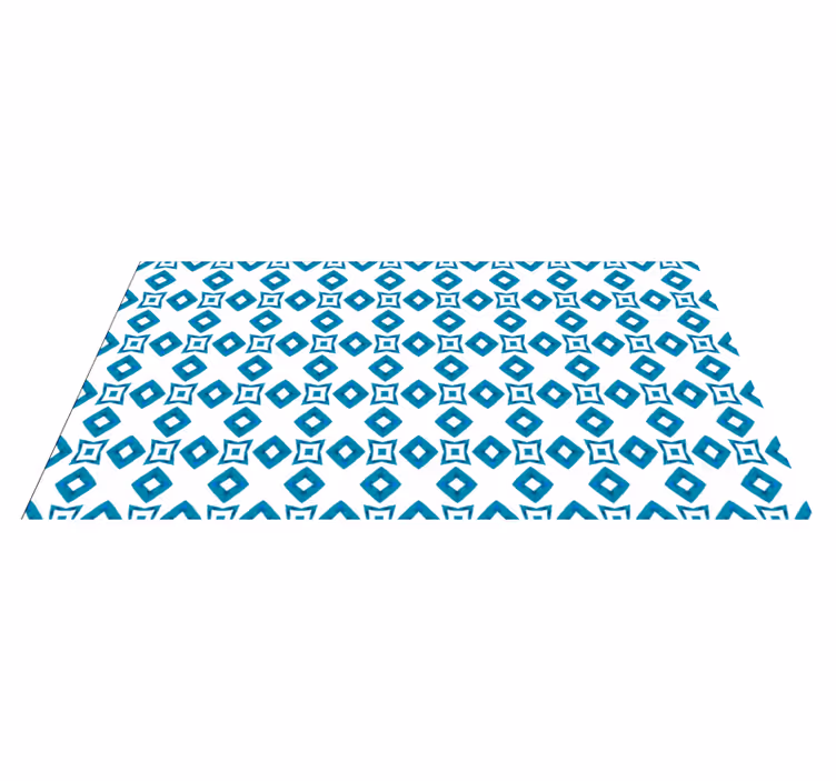 Diamond Motif geometric rug - TenStickers