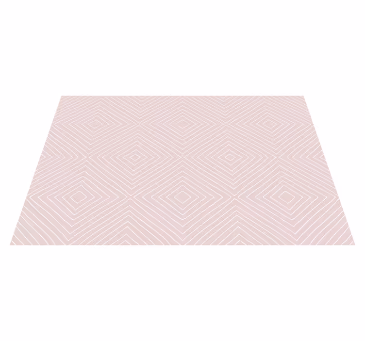 Diagonal Diamonds geometric rug - TenStickers