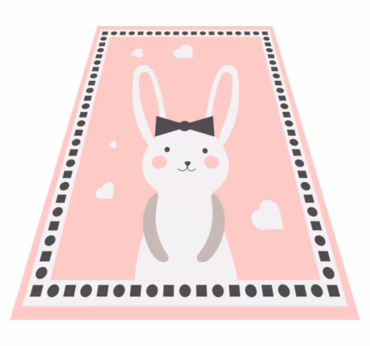 Bunny Nursery Decor kids rug - TenStickers