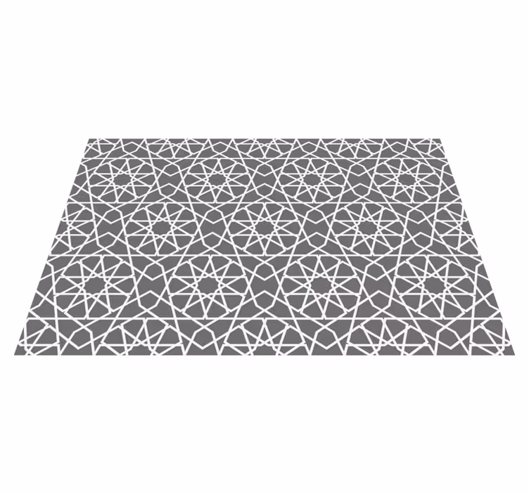 Intersecting Lines geometric rug - TenStickers