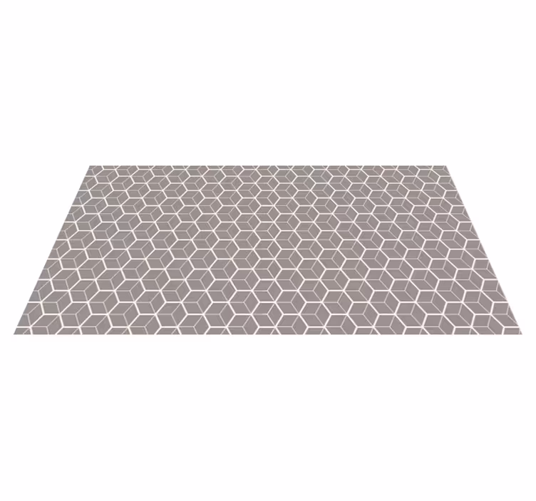 Geometric Lattice geometric vinyl rug - TenStickers