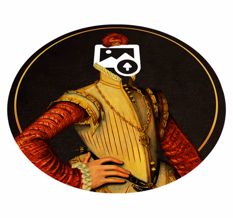 Aristocrat dog animal vinyl rug - TenStickers