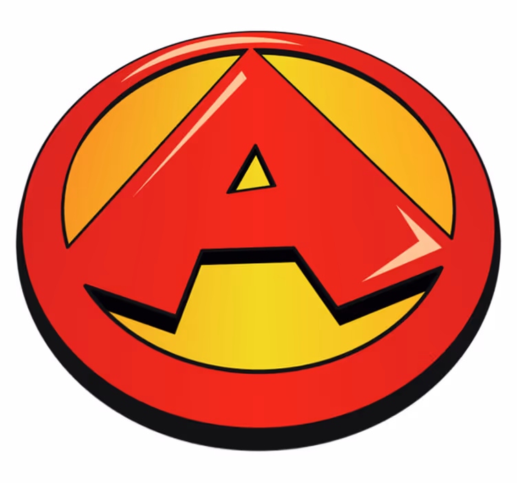 Super initial letter  kids rug - TenStickers