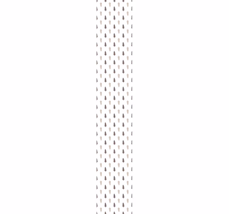Elegant spruce pattern nordic wallpaper - TenStickers