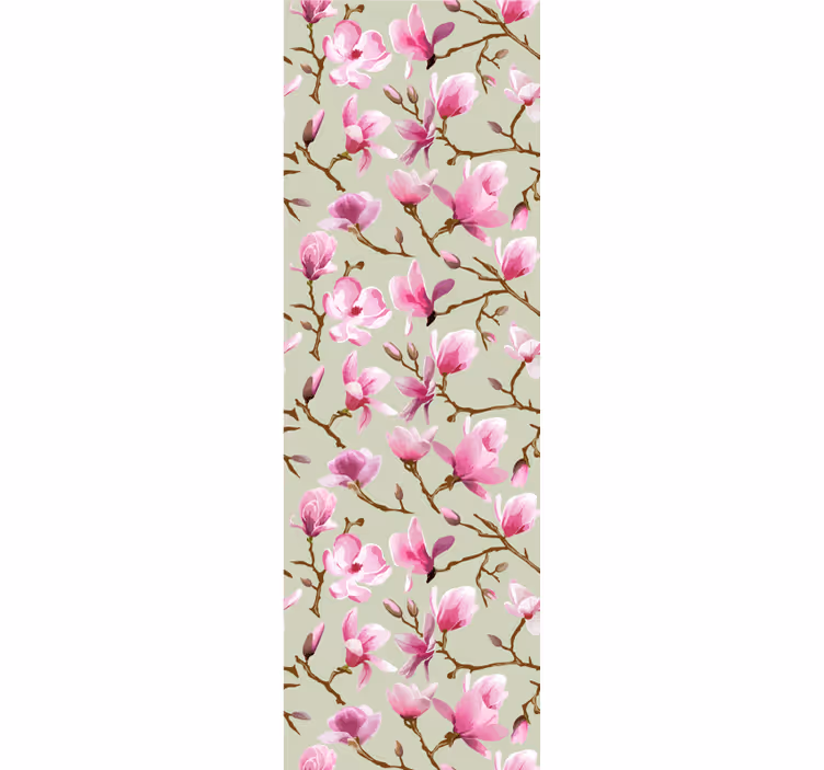 Pink Blossom Branches flowers wallpaper - TenStickers