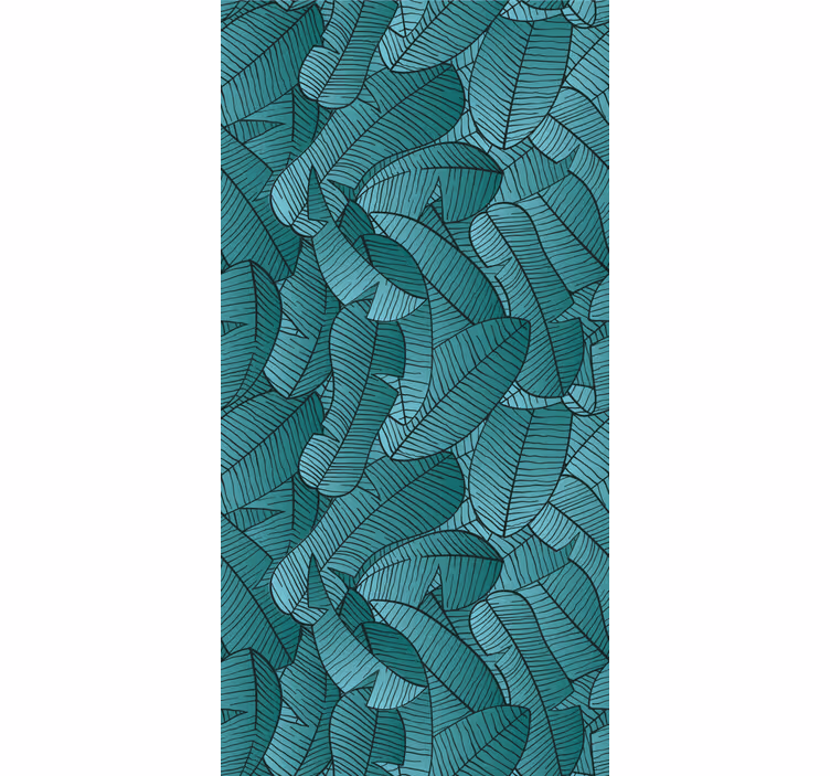 Tropical Foliage Display leaves wallpaper - TenStickers