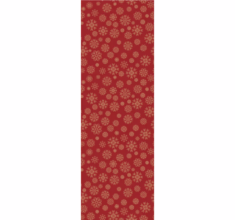 Frosty Floral Design holiday christmas wallpaper - TenStickers