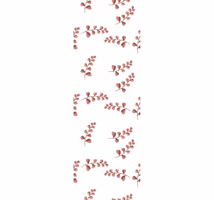 Delicate white vine floral wallpaper - TenStickers