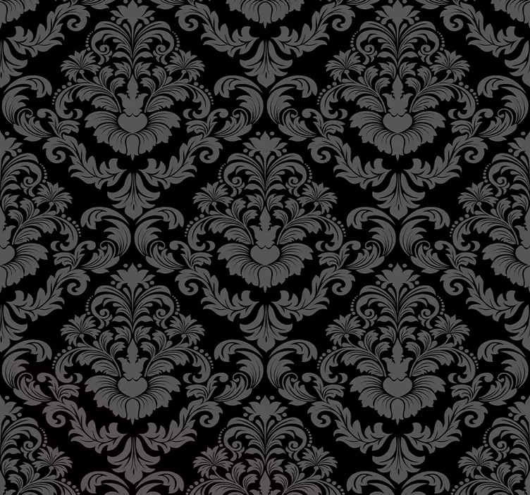 Luxurious Floral Design baroque wallpaper - TenStickers