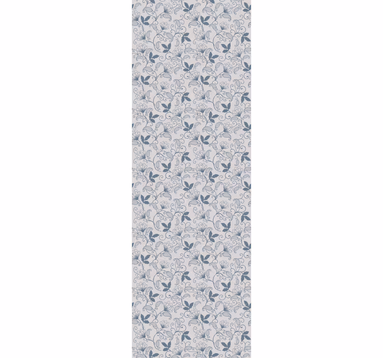 Delicate vine bloom floral wallpaper - TenStickers
