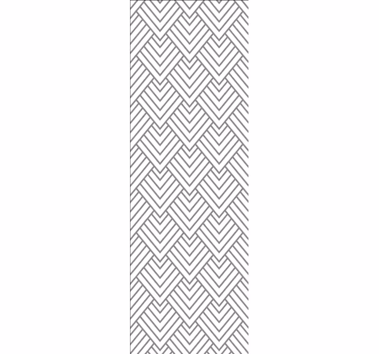 Chevron Lines wallpaper geometric - TenStickers