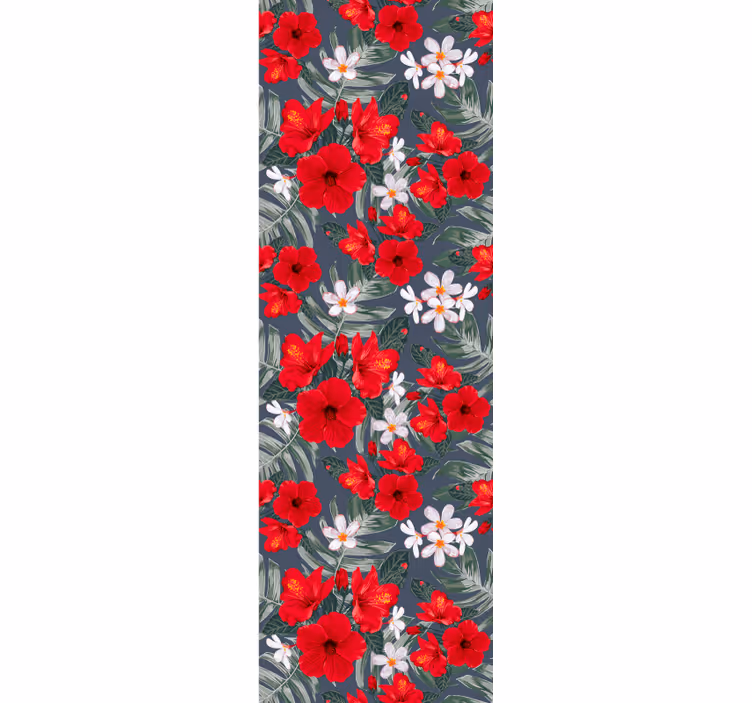 Vibrant Floral Display flowers wallpaper - TenStickers