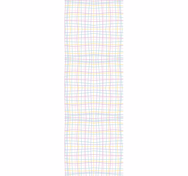 Checked Grid Layout wallpaper geometric - TenStickers