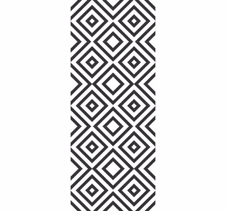Diamond Shapes Arrangement wallpaper geometric - TenStickers