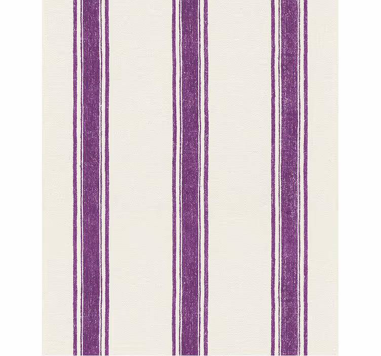 Geometric wallpaper in purple vertical lines - TenStickers