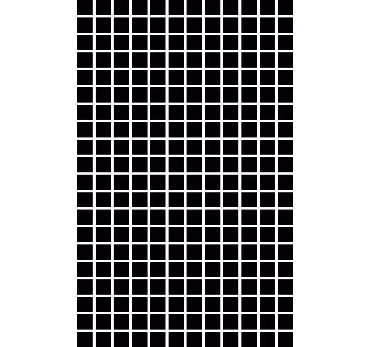 Wallpaper geometric gray squares pattern - TenStickers