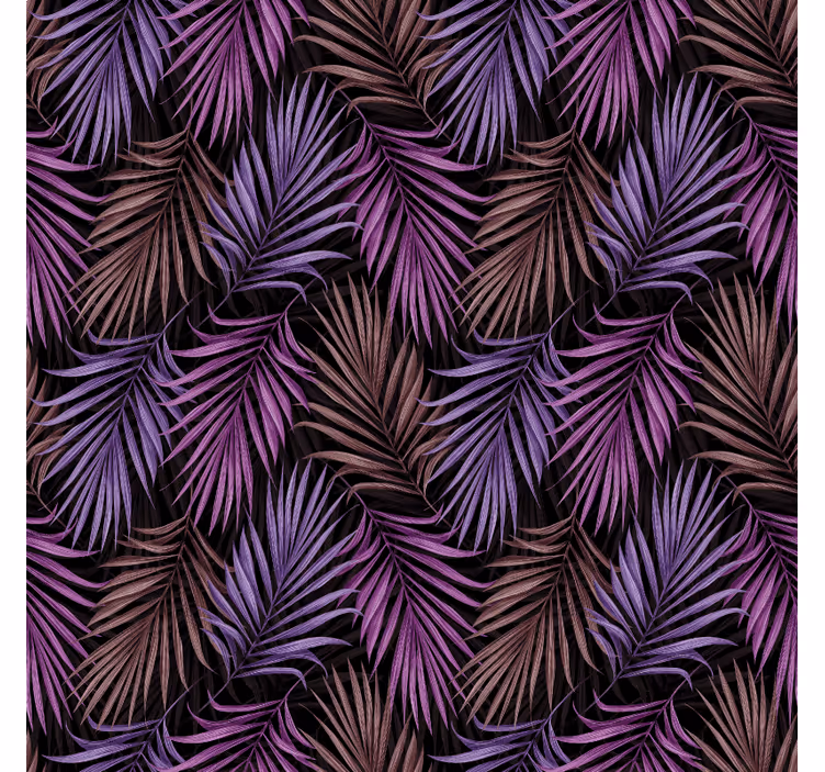 Nature wallpaper purple leaf design - TenStickers