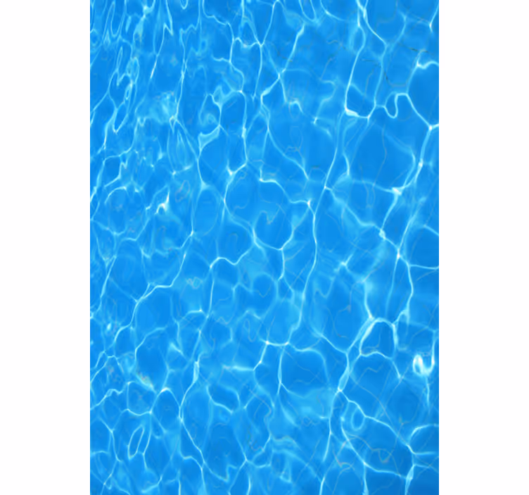 Living area wallpaper blue water texture - TenStickers