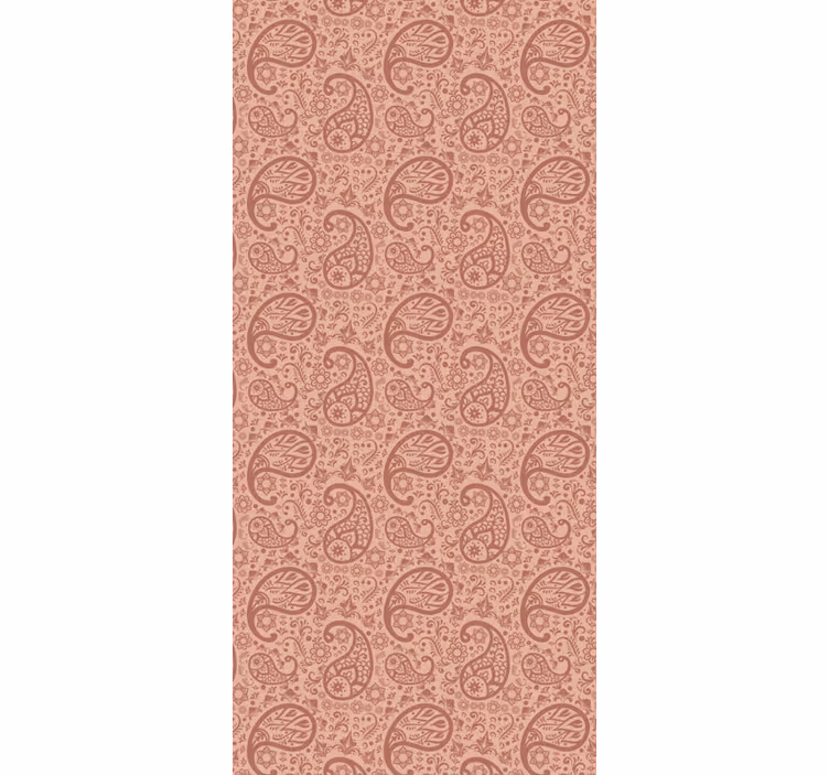 Living area wallpaper paisley elegant design - TenStickers