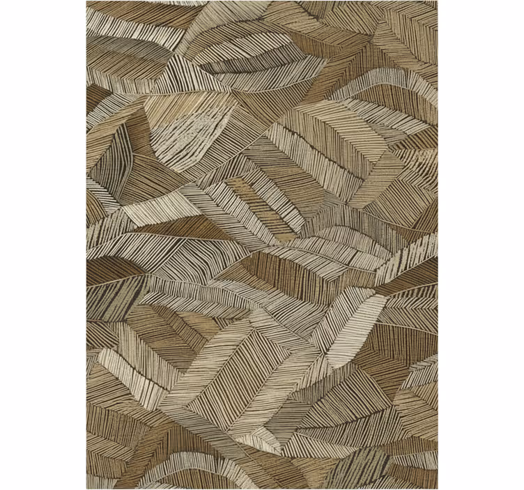 Living area wallpaper abstract geometric earthtones - TenStickers