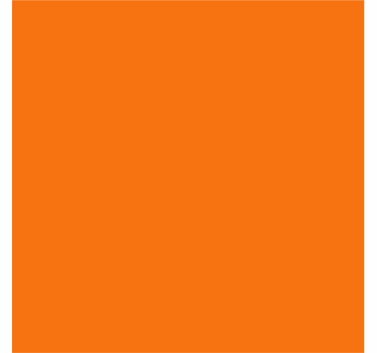 Living area wallpaper in matte orange - TenStickers