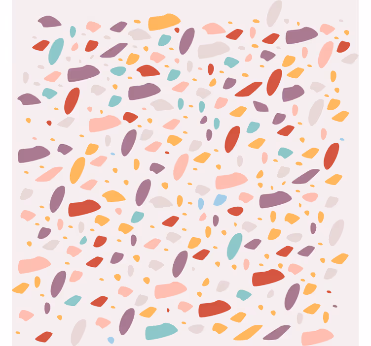 Marble effect wallpaper with colorful stone design - TenStickers