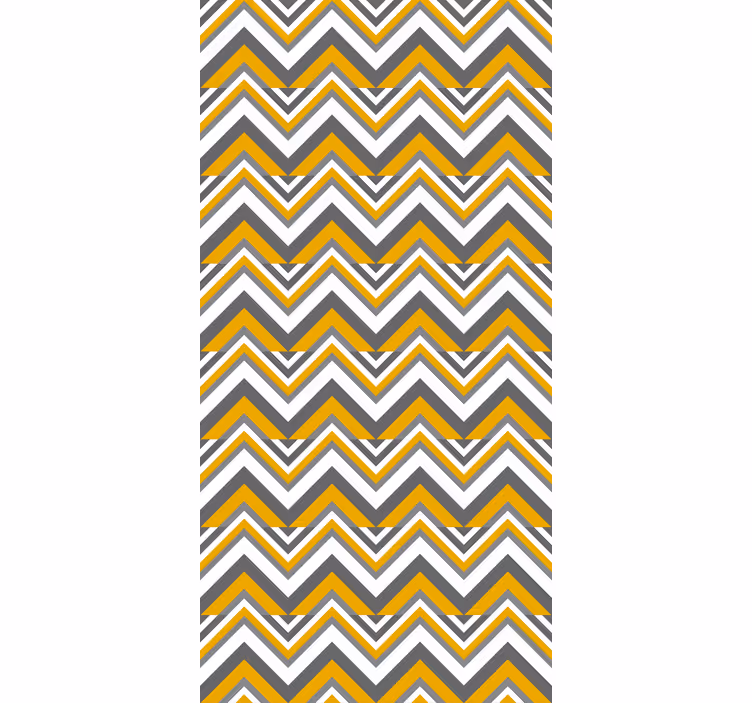 Wall paper in bedroom chevron pattern design - TenStickers