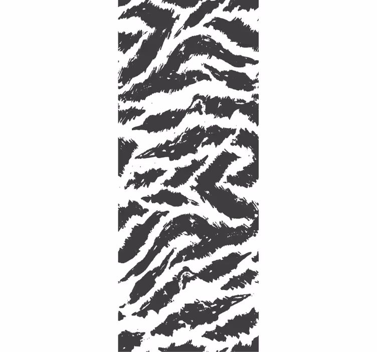 Animals wallpaper zebra stripes design - TenStickers