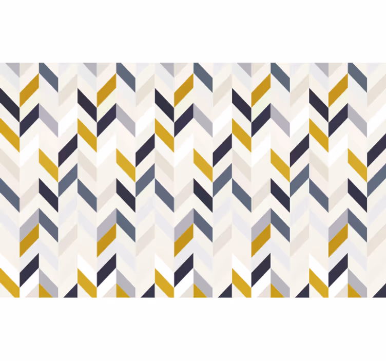 Wallpaper office with colored geometric features - TenStickers