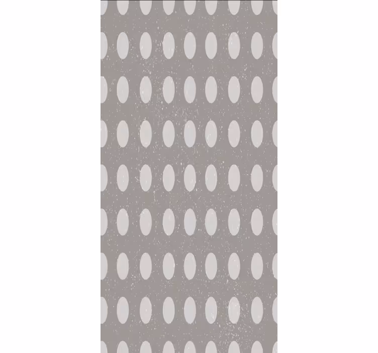 Wallpaper for dining area geometric gray circle pattern - TenStickers