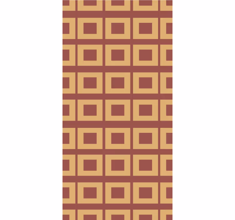 Wallpaper for dining area geometric squares - TenStickers