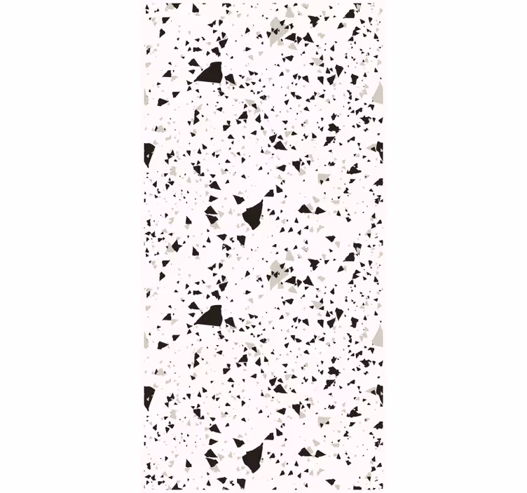 Marble effect wallpaper terrazzo fragmentation - TenStickers