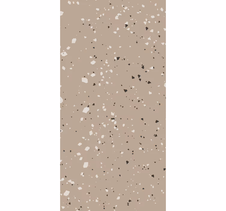 Marble effect wallpaper neutral terrazzo design - TenStickers