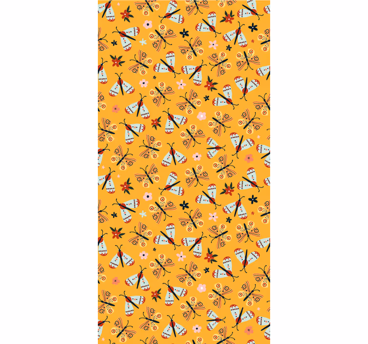 Wallpaper childrens room yello traditional design - TenStickers