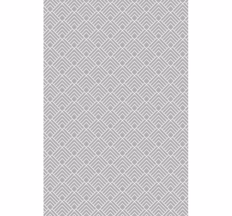 Nordic wallpaper light grey zigzag lines - TenStickers