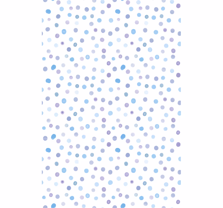 Nordic wallpaper colorful painted dots - TenStickers