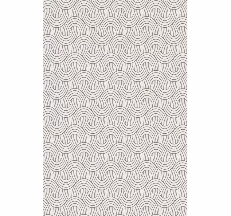 Textured wallpaper with detailed wave patterns - TenStickers