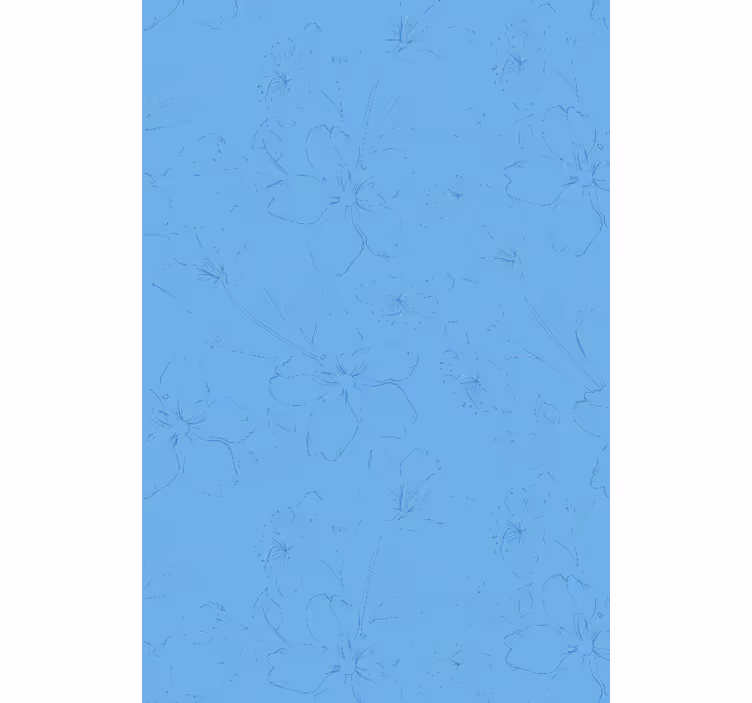 Living area wallpaper botanical inspired design - TenStickers