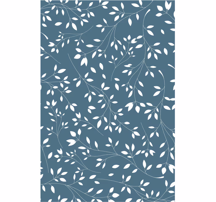 Living area wallpaper lush leaf design - TenStickers