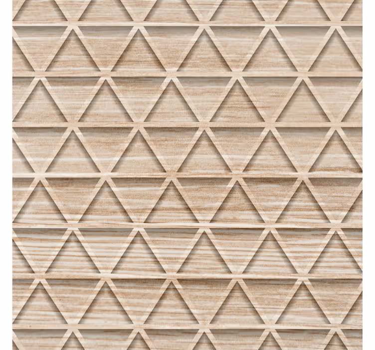 Wallpaper geometric elevated triangle designs - TenStickers